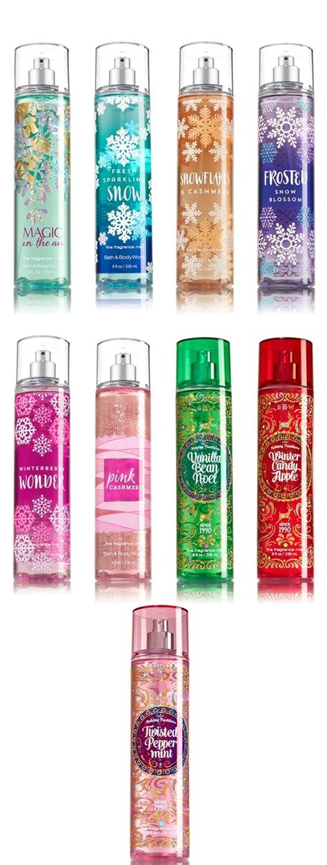 list of bath and body works scents|signature scents bath body works.